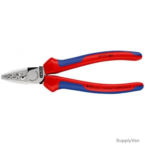 Knipex Crimping Plier, 9772180, 180MM — image 1