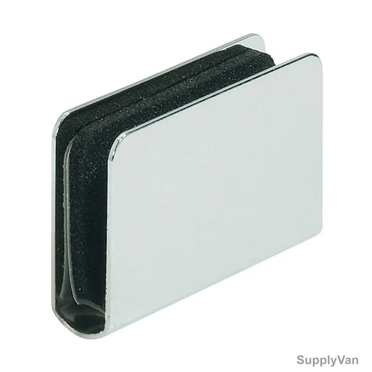 Hafele Magnetic Pressure Catch For Glass Door, 245-66-311, Steel, 24.5MM Height x 40MM Length