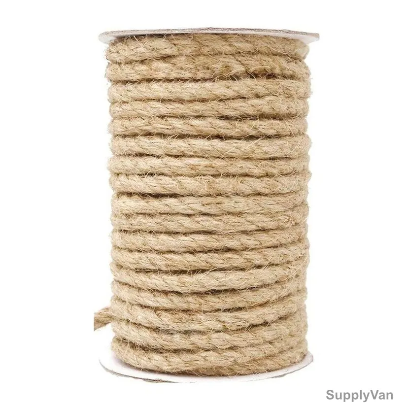 Shinesky Twisted Hemp Rope, UN-5181, Jute, 8MM Dia x 10 Mtrs Length, Brown — image 1