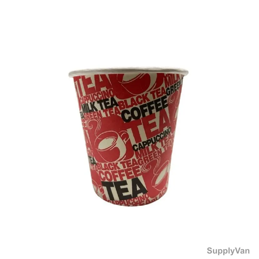 BYFT Disposable Single Wall Cup, Paper, 190 GSM, 6 Oz, Multicolor, 50 Pcs/Pack — image 1