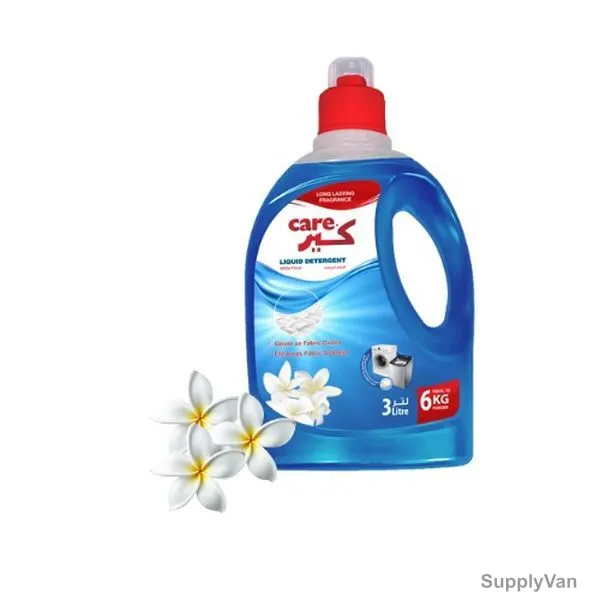 Care Washing Liquid Detergent, Floral, 3 Ltrs, White — image 1