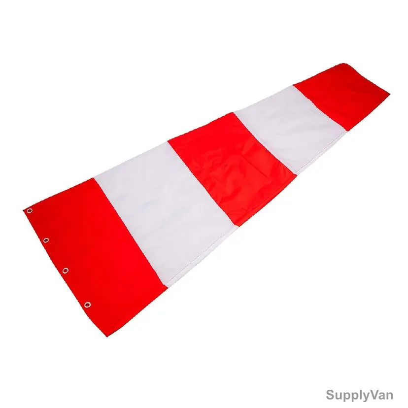 Windsock Flag, WSPM, Polyester, 80CM Length, Orange/White