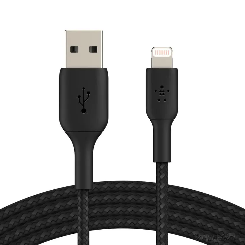 Belkin USB-A to Lightning Cable, CAA002BT0MBK, BoostCharge, 0.15 Mtrs, Black — image 1