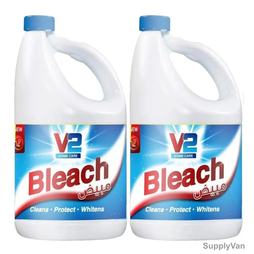 V2 Liquid Bleach, 1 Gallon, 2 Pcs/Pack