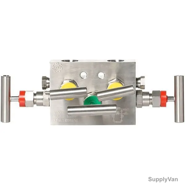 PI Controls Five Manifold Valve, PI-M105-B, 1/2 Inch, FNPT