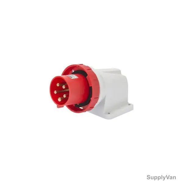 Gewiss 90 Deg Surface Mounting Socket Inlet, GW61452, IP67, 63A, 3P+E
