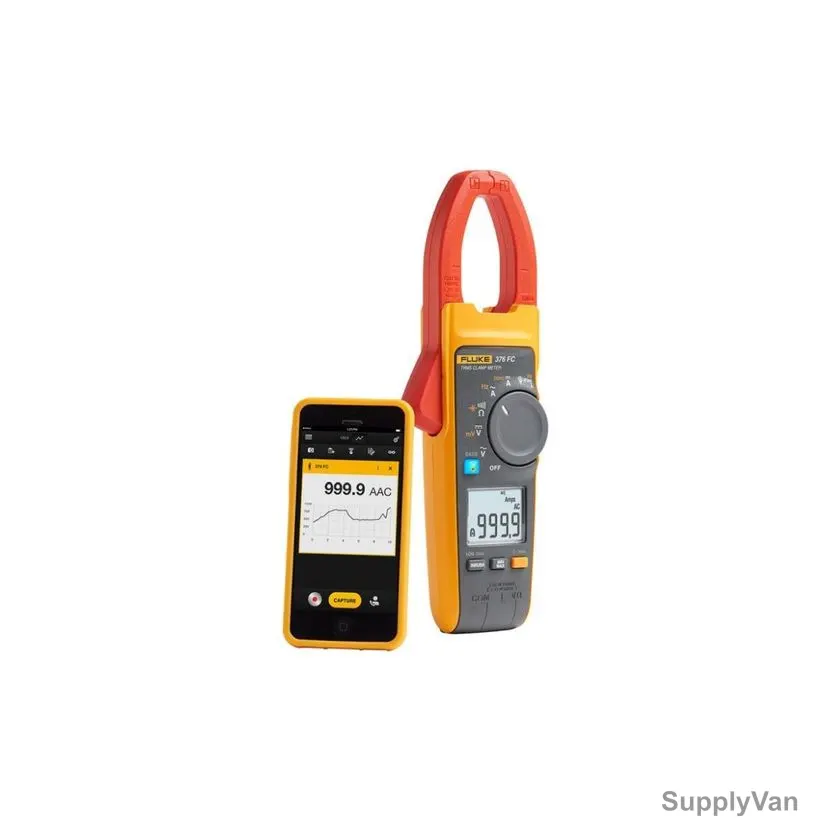 Fluke TRMS Wireless AC/DC Clamp Meter With iFlex, 376FC, 2500A — image 1