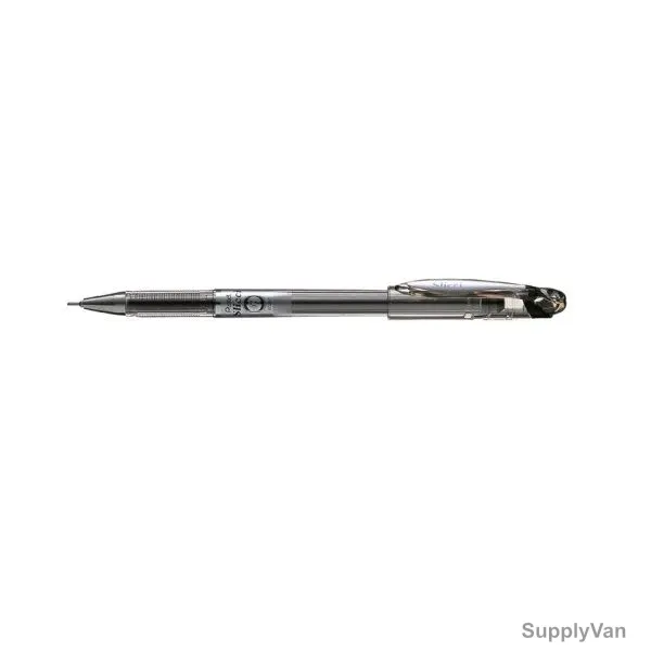 Pentel Slicci Gel Roller Pen, PE-BG207-A, 0.7MM Tip, Black, 12 Pcs/Pack
