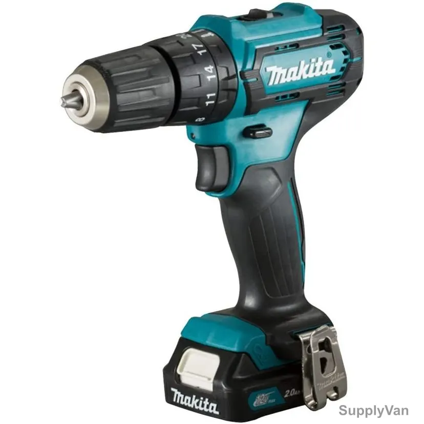 Makita Cordless Hammer Drill, HP333DWAE, 12V, 10MM — image 1