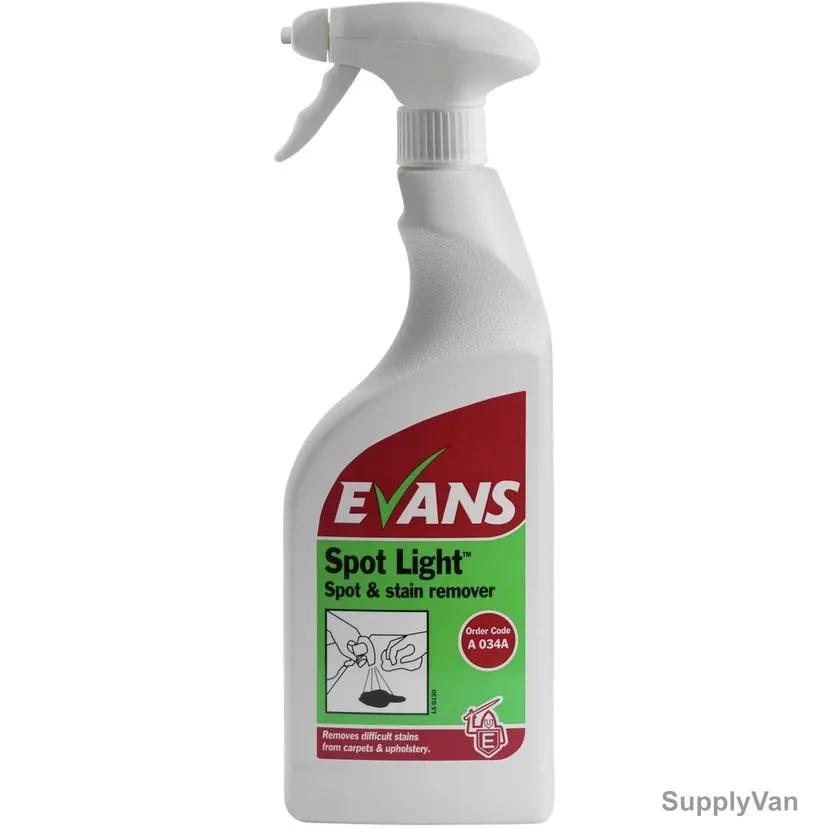 Evans Spot Light Spot and Stain Remover, 750ML, 6 Pcs/Pack