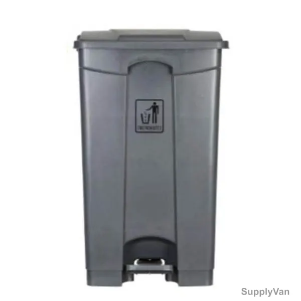Xdpc Pedal Waste Bin, 80K-7, Plastic, 80 Ltrs, Black