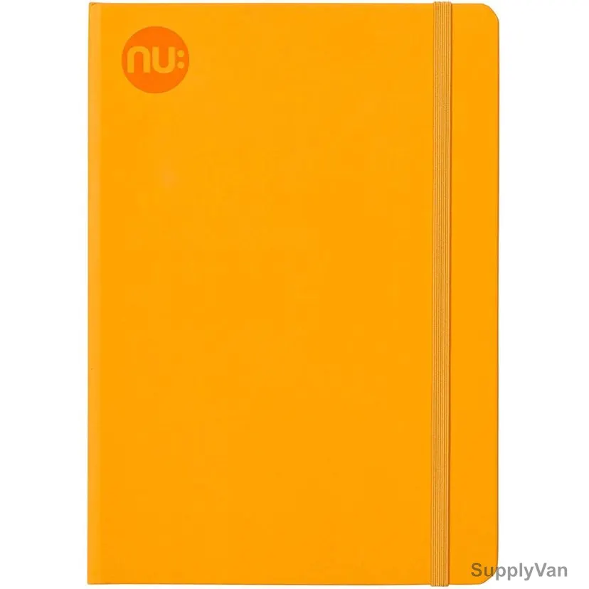 Nuco Journal Notebook, Spectrum, A5, 80 Gsm, 160 Pages, Yellow