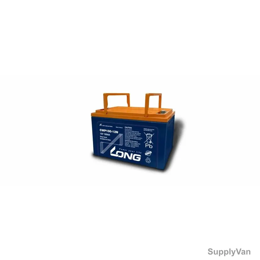Long Rechargeable Sealed Lead Acid Battery, CWP100-12N, 12V, 100Ah/10 Hr
