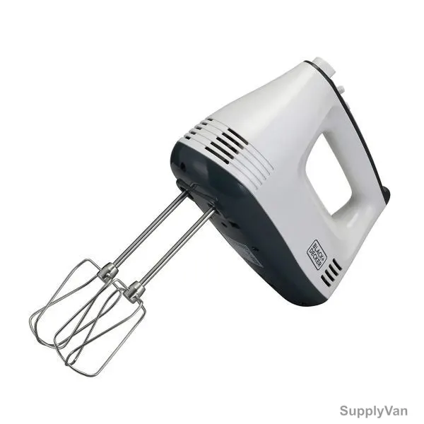 Black and Decker Hand Mixer, M350-B5, 300W, 5 Speed, White — image 1
