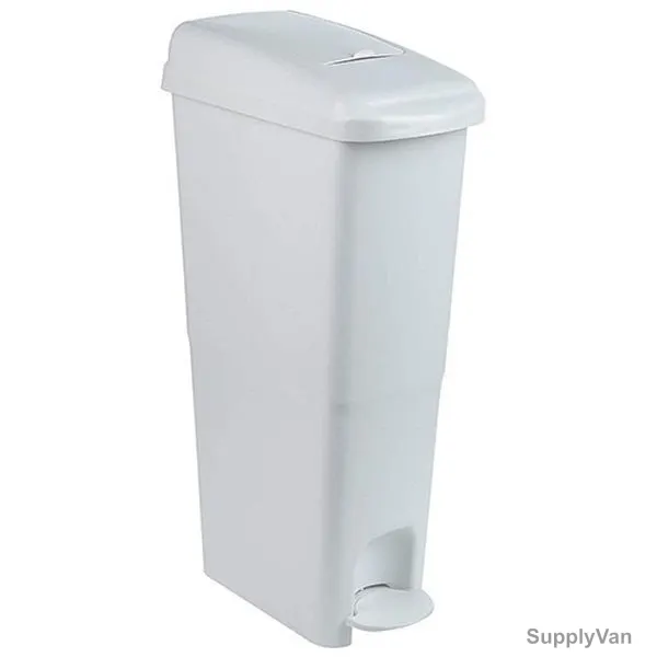 Intercare Feminine Hygiene Bin With Pedal, 18 Ltrs Capacity, White
