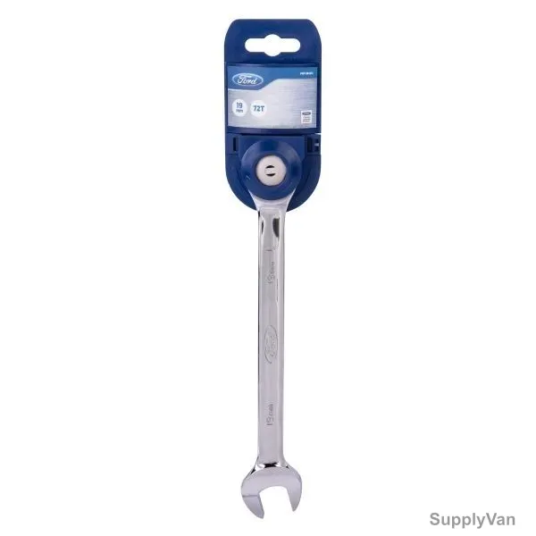 Ford Gear Wrench, FHT-M-011, 19MM, Blue/Silver