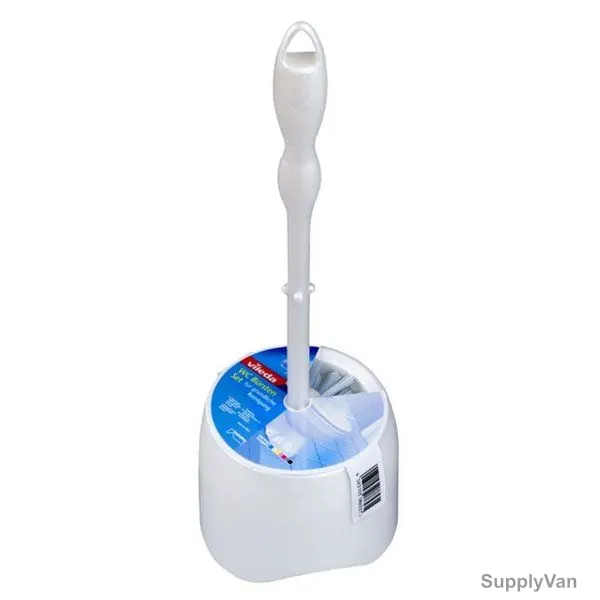 Vileda Eco Toilet Cleaning Brush, White,