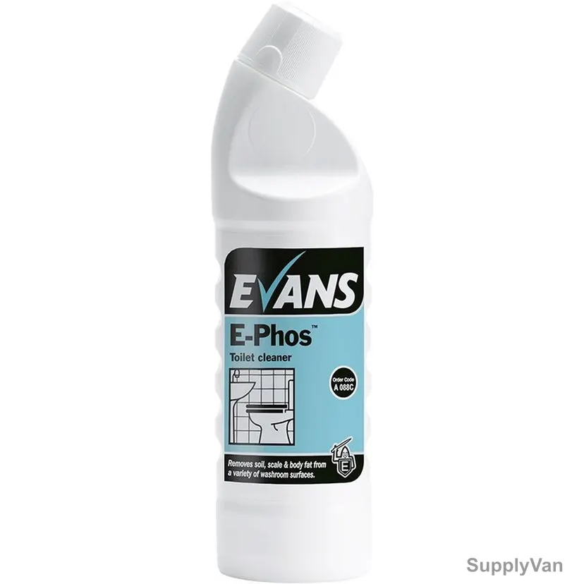 Evans E-Phos Perfumed Toilet Cleaner, 1 Ltr, 6 Pcs/Pack