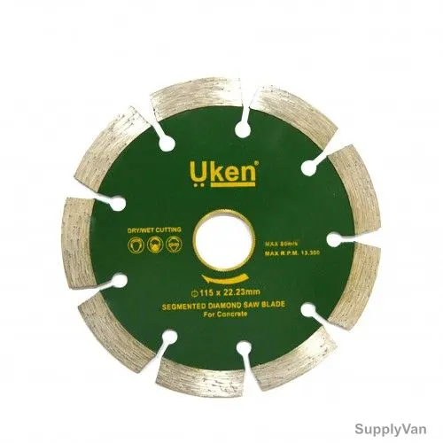 Uken Concrete Cutting Diamond Saw Blade, MC-125, 125 x 22.23MM