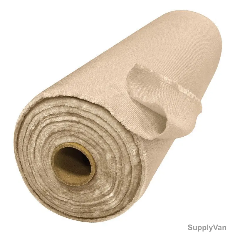 Gladious Fire Blanket Roll, Flash-1.6, Fiber Glass, 1 Mtr Width x 25 Mtrs Length, 1.6MM Thk, Khaki