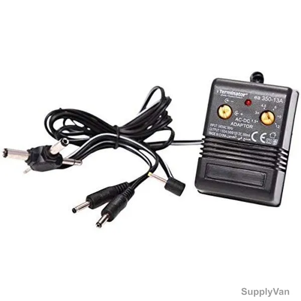 Terminator AC-DC Power Adapter, 350mA, 13A, Black — image 1