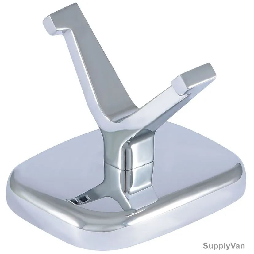 Linisi Single Robe Hook, 83782, Silver Colour, Brass — image 1