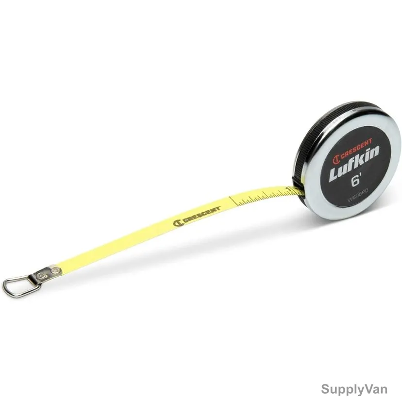 Lufkin Measuring Tape, W606PD, 6 ft x 1/4 Inch — image 1