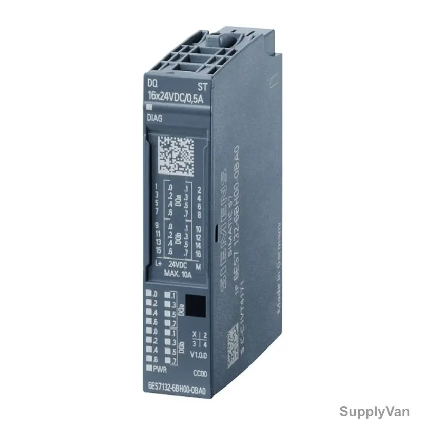 Siemens Digital Output Module, Simatic ET200SP, DQ 16x 24VDC/0.5A Standard