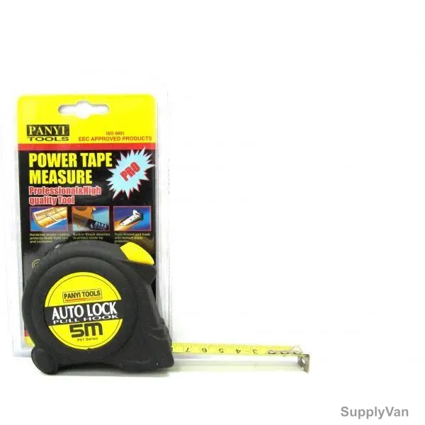 Panyi Measuring Tape, P-SH-P61-5, 5 Mtrs, Yellow and Black
