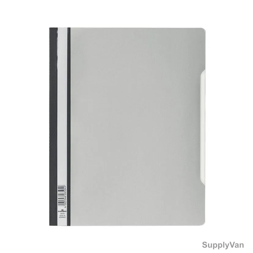 Durable File Folder, 257010, PVC, A4, Grey, 50 Pcs/Box