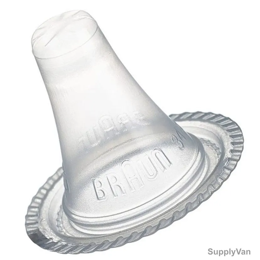 Braun Thermoscan Probe Cover, PC800, Latex, Clear, 800 Pcs/Pack — image 1