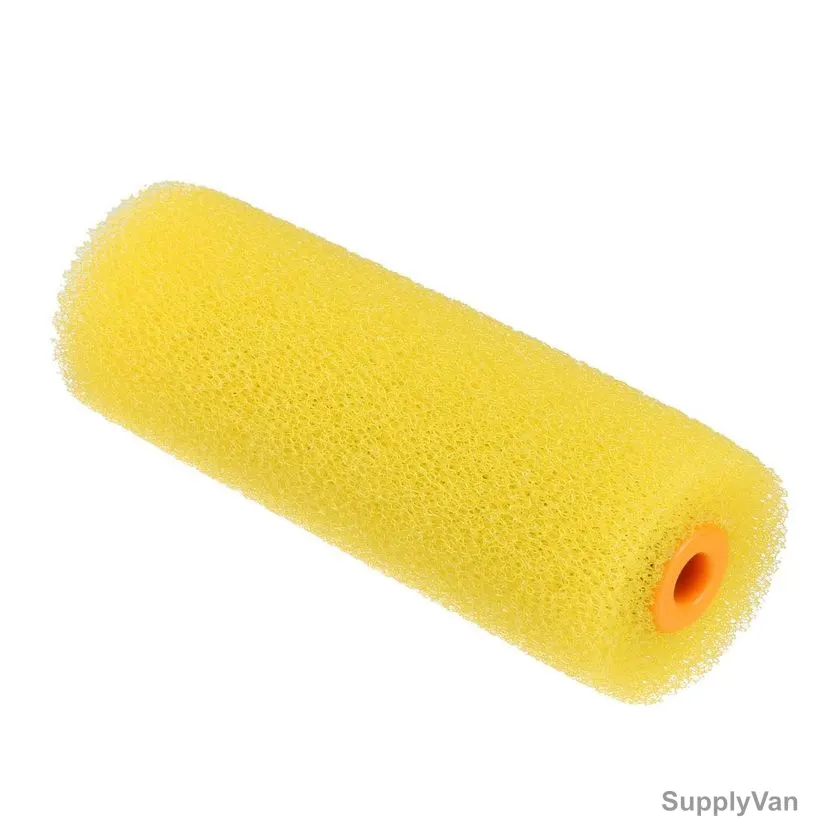 Tuf-Fix Texture Sponge Mini Paint Roller Cover, 4SRM, 35MM x 4 Inch, Yellow
