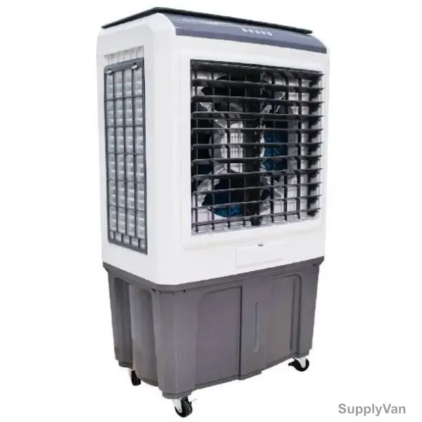 Climate Plus Evaporative Air Cooler, MC8000R, 240W, 9000 Cu.Mtr/Hr, 55 Ltrs Tank Capacity, Grey/White