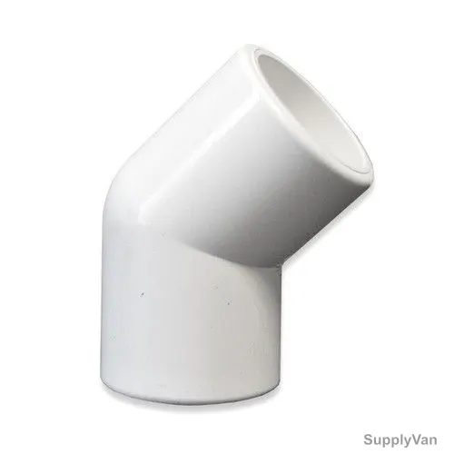Gf High Pressure Elbow, PVC, 45 Degree, 1-1/2 Inch