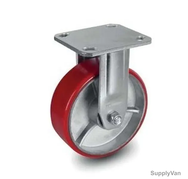 NSF Germany Fix Plate Caster, 095200, Heavy Duty, 20CM, 400KG