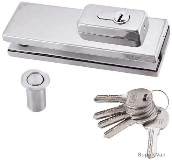 Dorfit Side Rod Patch Lock, DT150C, SS, Polished