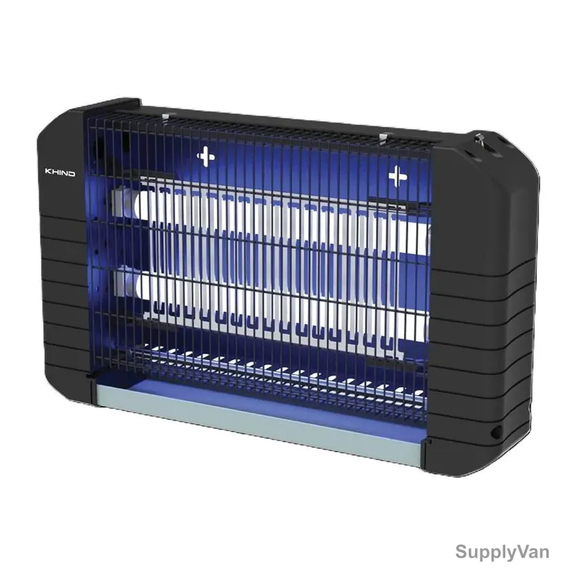 Khind 2 In 1 Wall Mounted Insect Killer With Glue Board, IK2410W, 32W, IPX0, 60 SQ.Mtrs, Black — image 1