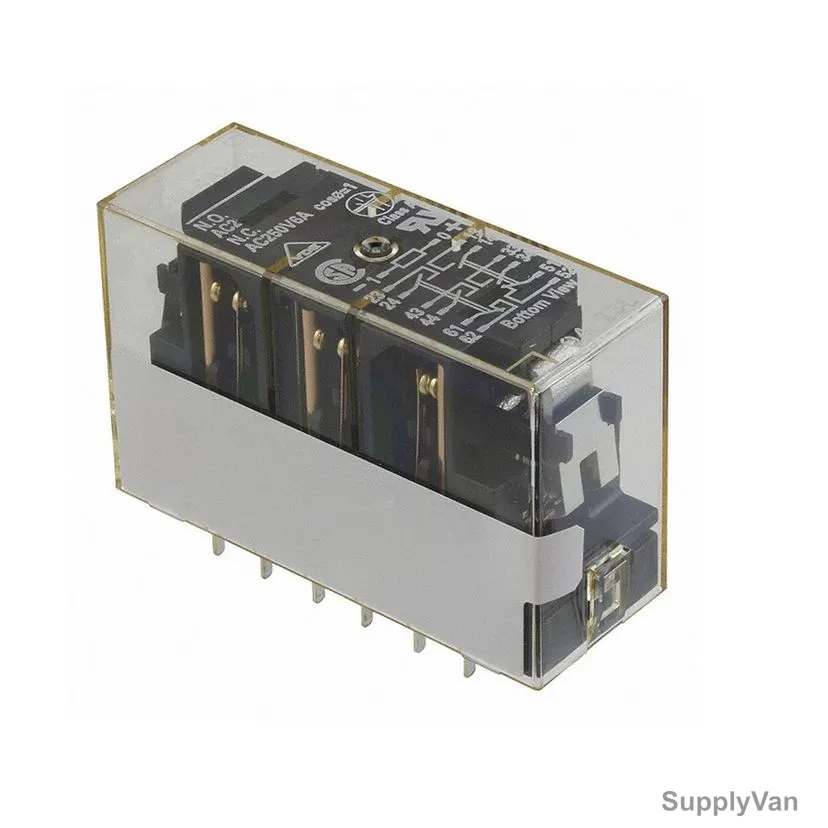 Omron Plug-In Safety Relay, G7S-4A2B-E-DC24, 4PST-NO, 2PST-NC, 24VDC, 10A