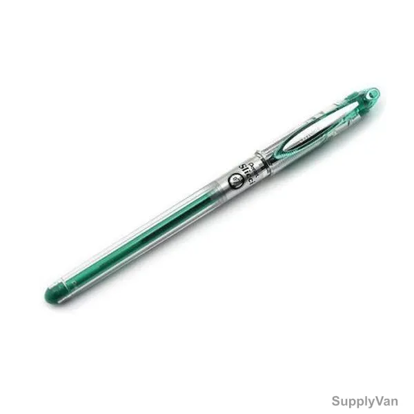 Pentel Slicci Gel Roller Pen, PE-BG207-D, 0.7MM Tip, Green, 12 Pcs/Pack