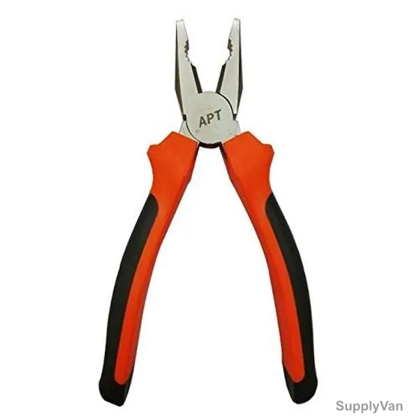 APT Hardware Combination Plier, 8 Inch, Red