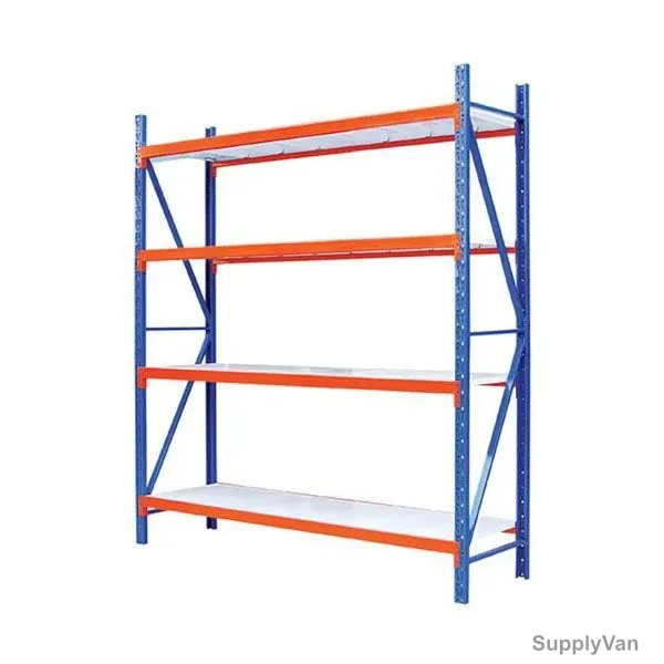 Medium Duty Racking, 5 Shelves, 3600MM Height x 1200MM Width x 2400MM Length, 500 Kg Loading Capacity