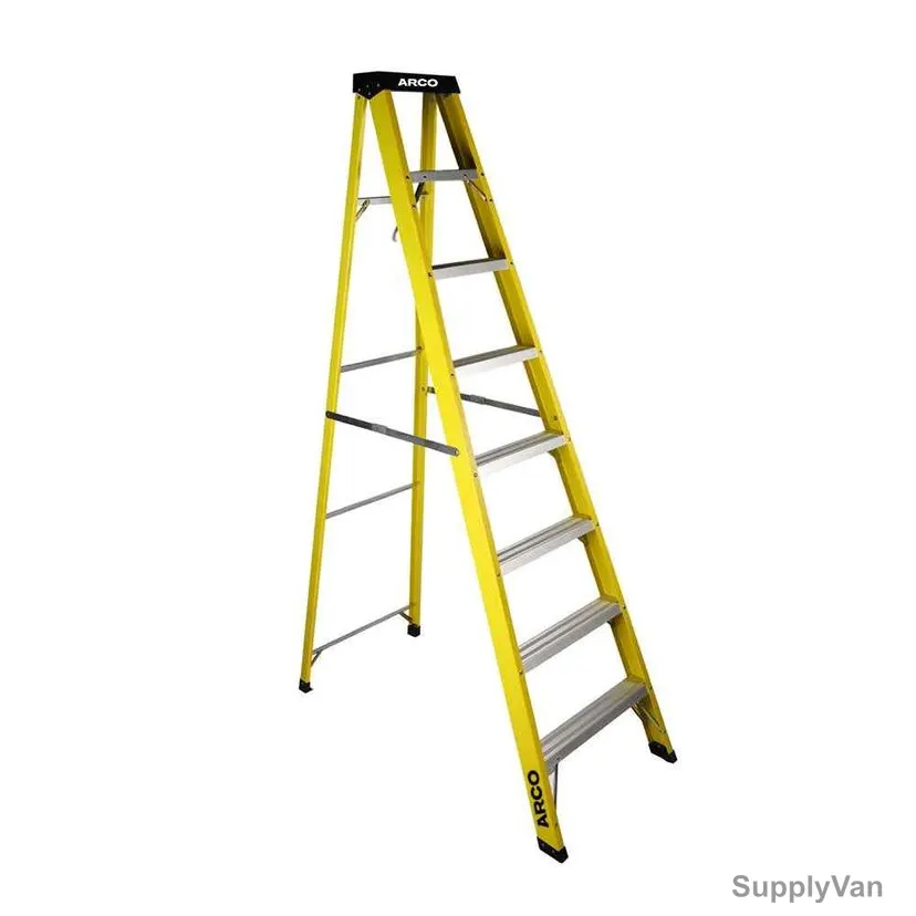 Arco Step Ladder, ARFT-7S, Fiberglass, 7 Steps, 150 Kg Weight Capacity