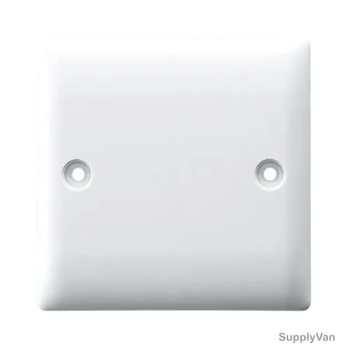 RR Single Mount Blanking Plate, W7006, 1 Gang