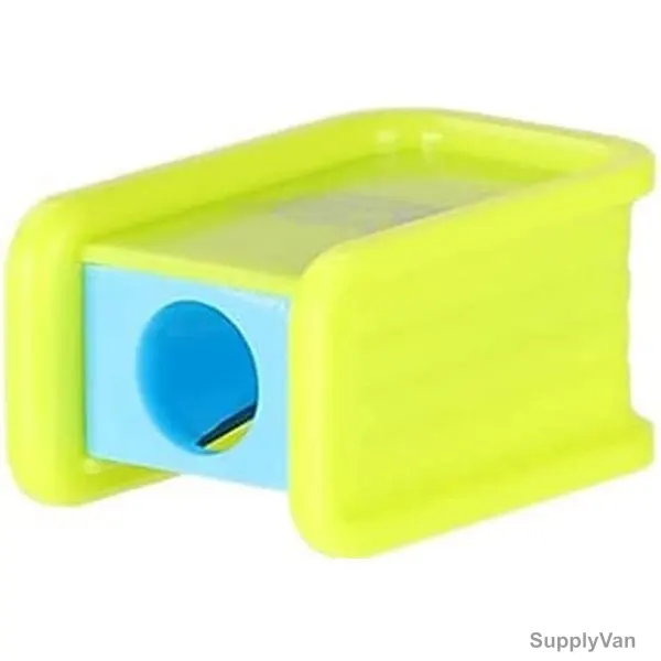 Deli Pencil Sharpener, ER00100, 1 Hole, 8MM Hole Dia, Green