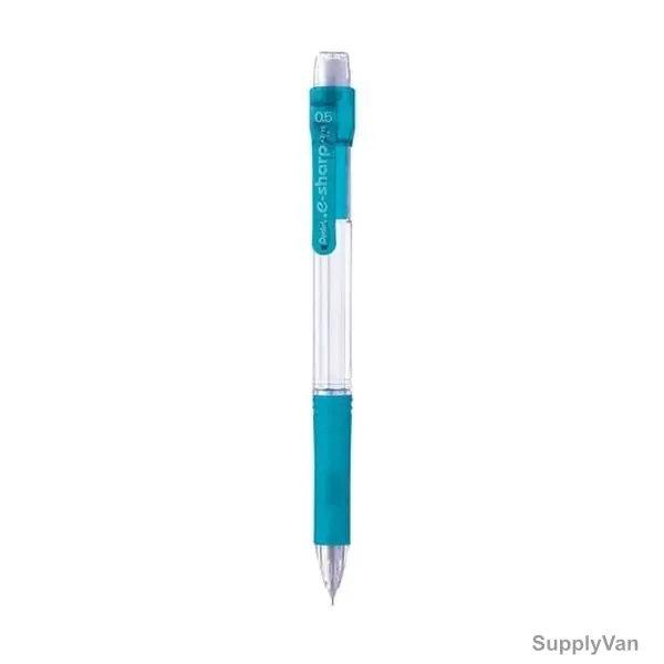 Pentel Mechanical Pencil, PE-AZ125R-S, E-Sharp, 0.5MM, Sky Blue, 12 Pcs/Pack