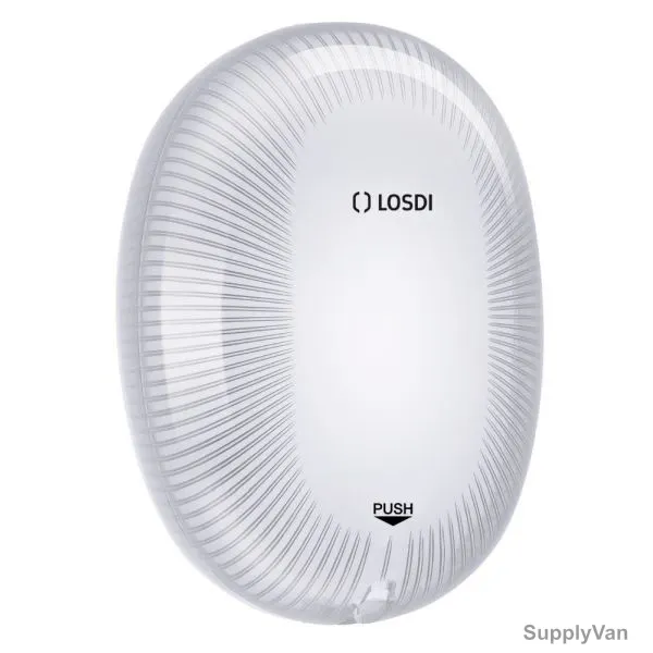 Losdi Soap Dispenser, CJ-5003-B-IL, Liquid, 850ML, Polycarbonate, White