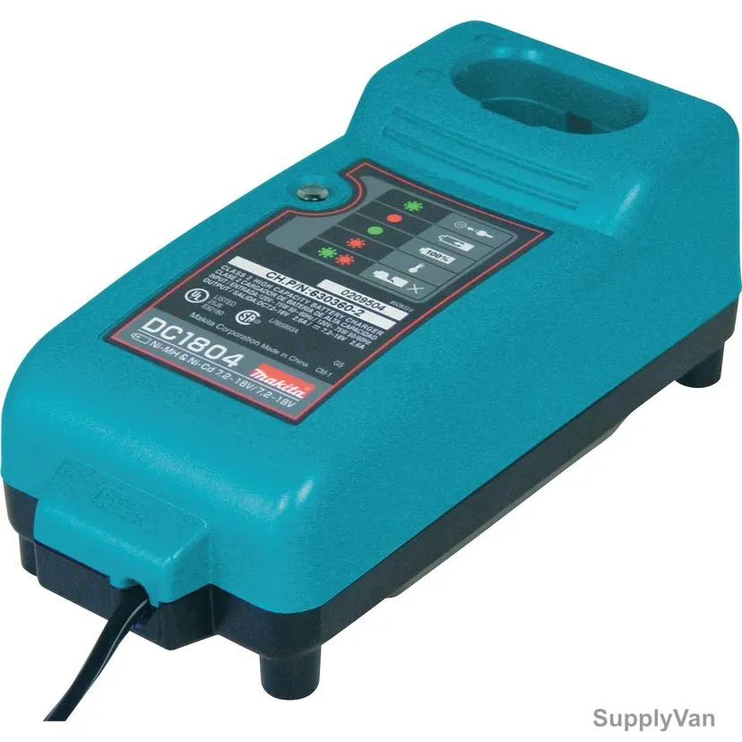 Makita Universal Battery Charger, DC1804, 1.3-3 Ah, 7.2-18VDC — image 1