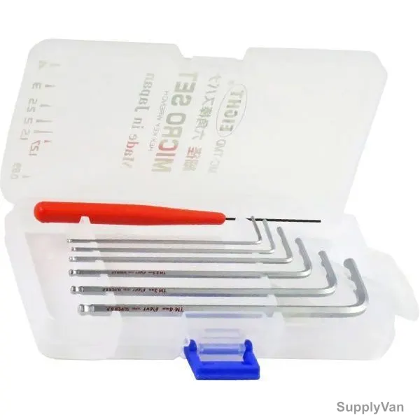 Eight Taper Head Hex Key Wrench Set, MC-TMD, 6PCS