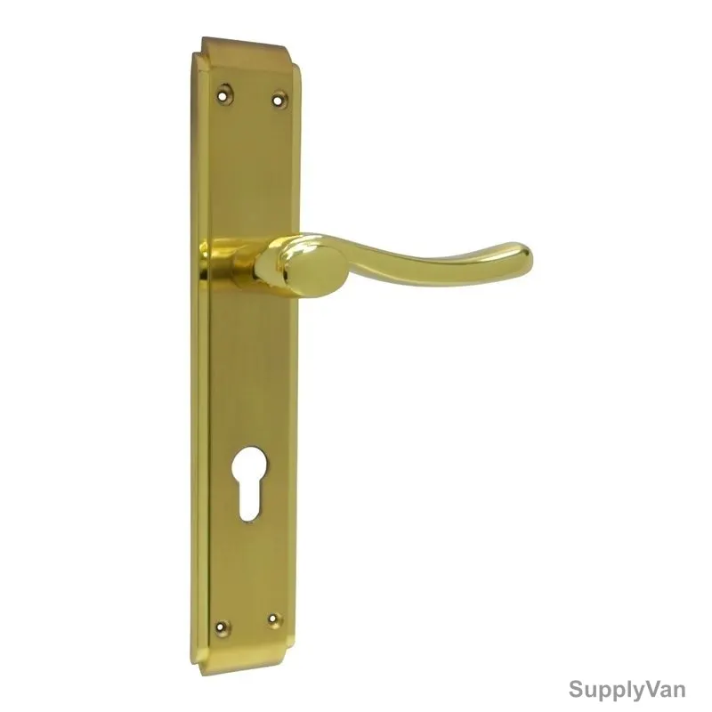 Burano Door Handle, AA53-AA52, Zinc, Screw Mount, 250MM