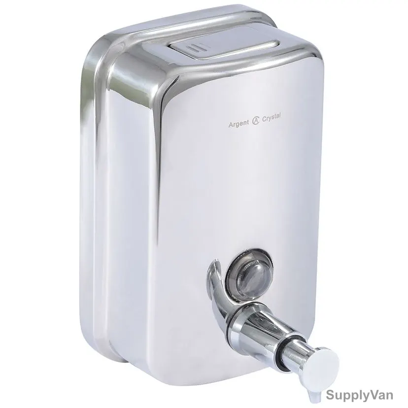 Argent Crystal Soap Dispenser, 23901, Silver Colour, Steel — image 1